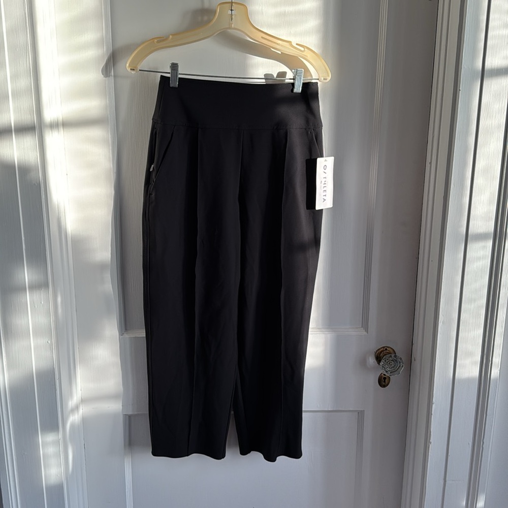 Athleta Stellar Wide Crop SZ 0 Black NWT - Picture 6 of 6